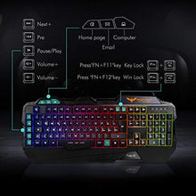 Carica l&#39;immagine nel visualizzatore di Gallery, HAVIT Tastiera e Mouse da Gioco Filo Gaming e Kit Nero