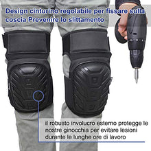 Carica l&#39;immagine nel visualizzatore di Gallery, Ginocchiere da Lavoro,Preciva ginocchiere professionali per lavoro,con...