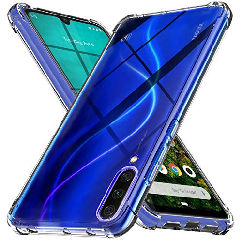 Ferilinso Cover per Xiaomi Mi A3 Cover, [Rinforzare la Versione Trasparente