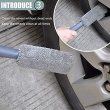 Carica l'immagine nel visualizzatore di Gallery, WCBDUT Kit di spazzole per la Pulizia delle Ruote dell’Auto, Spazzola la... - Ilgrandebazar