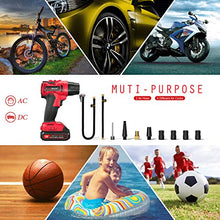 Carica l&#39;immagine nel visualizzatore di Gallery, ICARMAINT Compressore Aria Portatile Auto Pompa Bicicletta Elettrica 2600mAh...