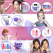Carica l&#39;immagine nel visualizzatore di Gallery, Set di Trucchi per Bambini e Bambine - Viola 57 Pezzi, Set da Trucco per Bambini, per Ragazze, per Halloween, Natale, Compleanno, per Ragazze 4, 5, 6, 7, 8, 9, 10-12 anni