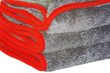 Carica l&#39;immagine nel visualizzatore di Gallery, Glart 443TP Set da 3 Panni in Microfibra Soffici, con Bordo Rosso/Arancione,...