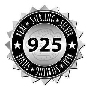 Monkimau Orecchini da ragazza a forma di riccio, in argento Sterling 925...
