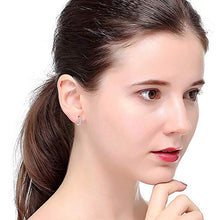 Carica l'immagine nel visualizzatore di Gallery, Milacolato 2pairs Argento sterling Orecchino a cerchio piccolo per donna... - Ilgrandebazar