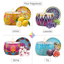 Carica l&#39;immagine nel visualizzatore di Gallery, TOFU Candele Profumate, Set Regalo Donna,100% Natural Soy Profumate