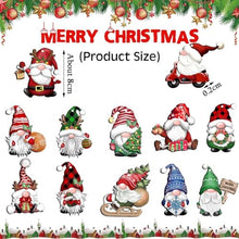 Carica l'immagine nel visualizzatore di Gallery, Babioms 24 PCS Legno di Natale Addobbi, Ciondoli In Legno per Albero di Natale, Gnomi Natalizi in Legno Addobbi di Natale, per Decorazioni, Fai Da Te, Bomboniere Natalizie