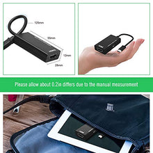 Carica l&#39;immagine nel visualizzatore di Gallery, Convertitore Micro USB a HDMI, Adattatore Cavo da MHL a HDMI con Uscita Nero - Ilgrandebazar