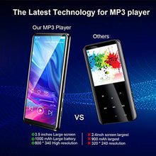 Carica l&#39;immagine nel visualizzatore di Gallery, Lettore MP3 Bluetooth 8GB portatile con 3,5 Pollici Schermo TFT Lettore...