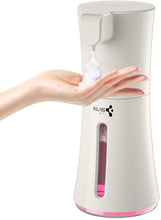 Carica l'immagine nel visualizzatore di Gallery, KLAS REMO Dispenser di Sapone Automatico,400ML Distributore di Schiuma ad Automatica Touchless Sensore a Infrarossi per Bagno, Cucina, Ufficio, Hotel - Beige