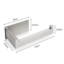 Carica l&#39;immagine nel visualizzatore di Gallery, Hausprofi Porta Carta Igienica in Acciaio Inox - Argento Spazzolato - Ilgrandebazar
