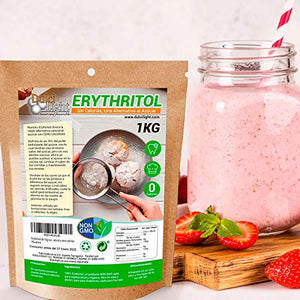 Eritritolo 100% Naturale Consumo Sostenibile 3Kg Dolcificanti 0 Calorie +...