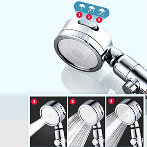 Soffione doccia Rotazione a 360 °,design a doppia pressione di...