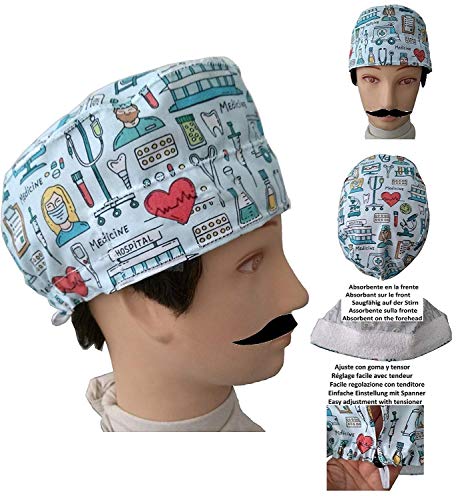 Cappello per chirurgia Strumento medico capelli corti, chirurgo, dentista,... - Ilgrandebazar