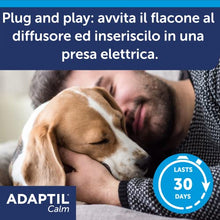 Carica l&#39;immagine nel visualizzatore di Gallery, ADAPTIL® Calm – Calmante per Cani Diffusore + Ricarica da 48 ml - Feromoni Tranquillanti Antistress per Cani Iperattivi, Ansiosi, Rilassamento per Cani Momenti Stressanti