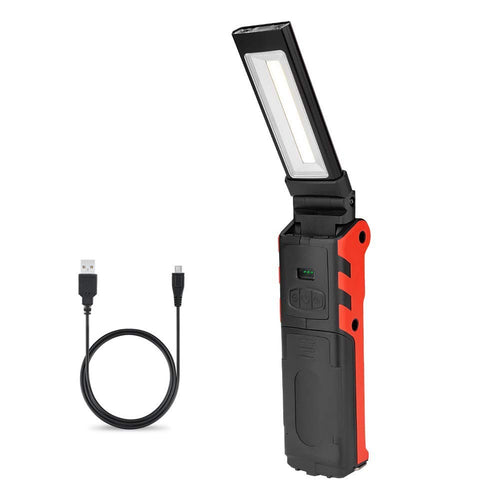Coquimbo USB ricaricabile Lampada da lavoro, lampada ispezione Grande Nero