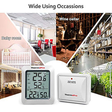 Carica l&#39;immagine nel visualizzatore di Gallery, ThermoPro TP60S Termometro Igrometro da Interno Esterno Misuratore di - Ilgrandebazar