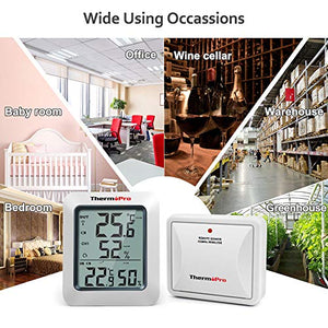 ThermoPro TP60S Termometro Igrometro da Interno Esterno Misuratore di - Ilgrandebazar