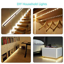 Carica l&#39;immagine nel visualizzatore di Gallery, URAQT Striscia LED 5M，Impermeabile Bianco Freddo &amp; Caldo 5m - Ilgrandebazar