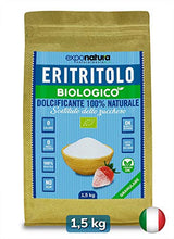 Carica l&#39;immagine nel visualizzatore di Gallery, ERITRITOLO BIOLOGICO granulato 1,5 Kg - Sostituto dello zucchero - 100%...