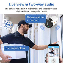 Carica l&#39;immagine nel visualizzatore di Gallery, Jennov - Telecamera di sicurezza wireless 5MP Cam Panoramica A 360 Gradi.