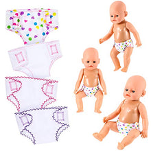 Carica l&#39;immagine nel visualizzatore di Gallery, Gejoy 16 Pezzi Bambola Pannolini Biancheria Intima Tessuto...