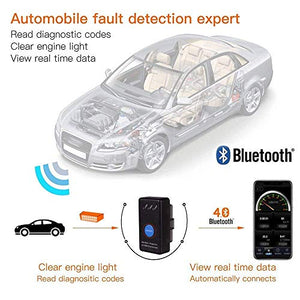 OBD2 Bluetooth 4.0, Smaier OBDII Nuova Versione Diagnosi per Auto, Mini... - Ilgrandebazar