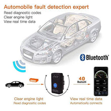 Carica l&#39;immagine nel visualizzatore di Gallery, OBD2 Bluetooth 4.0, Smaier OBDII Nuova Versione Diagnosi per Auto, Mini...