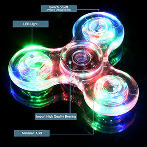 Quimat Fidget Spinner Hand Mano Luce LED UP Giocattoli da Dita edc... - Ilgrandebazar