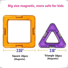 Carica l&#39;immagine nel visualizzatore di Gallery, 76 Pezzi Piastrelle magnetiche Blocchi di Costruzione Giocattoli 76 pcs - Ilgrandebazar