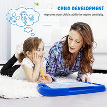 Carica l&#39;immagine nel visualizzatore di Gallery, SGILE Grande Lavagna Magnetica per Bambini 2, 3, 4 Anni, Lavagnetta Blu - Ilgrandebazar
