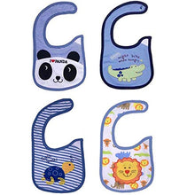 Carica l&#39;immagine nel visualizzatore di Gallery, Yafane 12 x Bavaglino Neonato Impermeabili Cotone Bambino Bandana 12pc boy B - Ilgrandebazar
