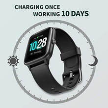 Carica l&#39;immagine nel visualizzatore di Gallery, Vigorun Smartwatch Orologio Fitness Impermeabile IP68 Uomo Donna Nero - Ilgrandebazar