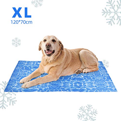 amzdeal Tappetino Rinfrescante per Animali Domestici - Non XL ( 120×70 CM )