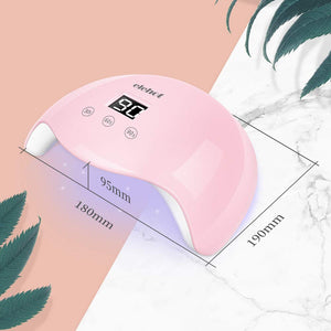 Lampada LED Unghie Fornetto UV 30W per Gel Semipermanente Automatico Rosa