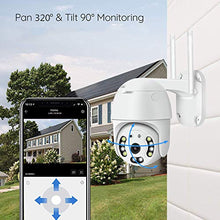 Carica l&#39;immagine nel visualizzatore di Gallery, Ptz Camera Wifi Videocamera IP Esterno Senza Fili, 1080P Telecamera di...