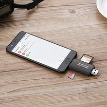 Carica l&#39;immagine nel visualizzatore di Gallery, Hoonyer Lettore di Schede 3 in 1 Memoria SD/Micro SD e USB 2.0(3 1)