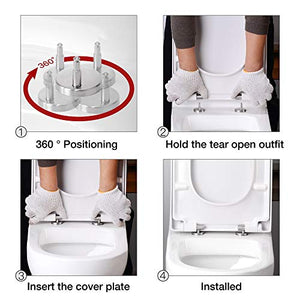 HOMELODY Coperchio Sedile WC Copriwater Universale ,Tavoletta WC... - Ilgrandebazar