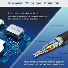 Carica l'immagine nel visualizzatore di Gallery, ABASK Hub USB C Adattatore 8 in 1 Tipo C con HDMI 4K, Porta Ethernet RJ45, 3...