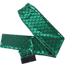 Carica l'immagine nel visualizzatore di Gallery, 1pz Leggings da Donna Leggins Sexy Squame di Pesce Pantaloni L, Verde - Ilgrandebazar
