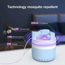 Carica l'immagine nel visualizzatore di Gallery, bubbacare Uccidi Zanzare, Lampada Antizanzare Elettrica, Zanzariera Elettrica con Lampada UV, 180°Zanzariera Elettricaper Uso da Interno ed Esterno, Zanzare, Mosche, Falene, Insetti