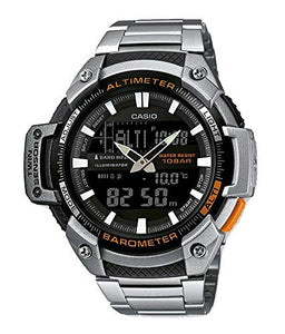 Casio Orologio Analogico-Digitale Quarzo Uomo con Cinturino in Acciaio Inox... - Ilgrandebazar