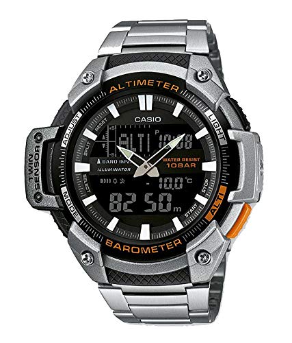 Casio Orologio Analogico-Digitale Quarzo Uomo con Cinturino in Acciaio Inox... - Ilgrandebazar