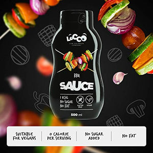 LOCCO, salsa BBQ senza zuccheri, basso contenuto calorico