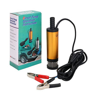 flintronic Pompa Acqua e Olio con Clip, 12V 38mm Sommersa Elettrica...