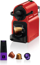 Carica l&#39;immagine nel visualizzatore di Gallery, Nespresso Inissia EN80.B Macchina per caffè espresso, a capsule, 1260 W, 1 Tazza, 14 Decibel, 19 bar, Plastica,ROSSO Nero (Black)