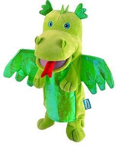 Fiesta Crafts T-2186 - Marionetta Drago, Colore: Verde verde - Ilgrandebazar