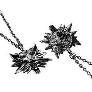 Collana - Witcher - 3 - Wild - Hunt - Testa - Lupo - Videogioco - Cosplay -... - Ilgrandebazar