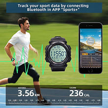 Carica l'immagine nel visualizzatore di Gallery, Beeasy Orologio Uomo Digitale Fitness 50M Impermeabili Nero - Ilgrandebazar