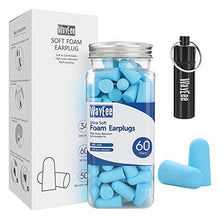 Carica l'immagine nel visualizzatore di Gallery, Tappi Orecchie Per Dormire In Schiuma 60 paia, WayEee per Blu 1